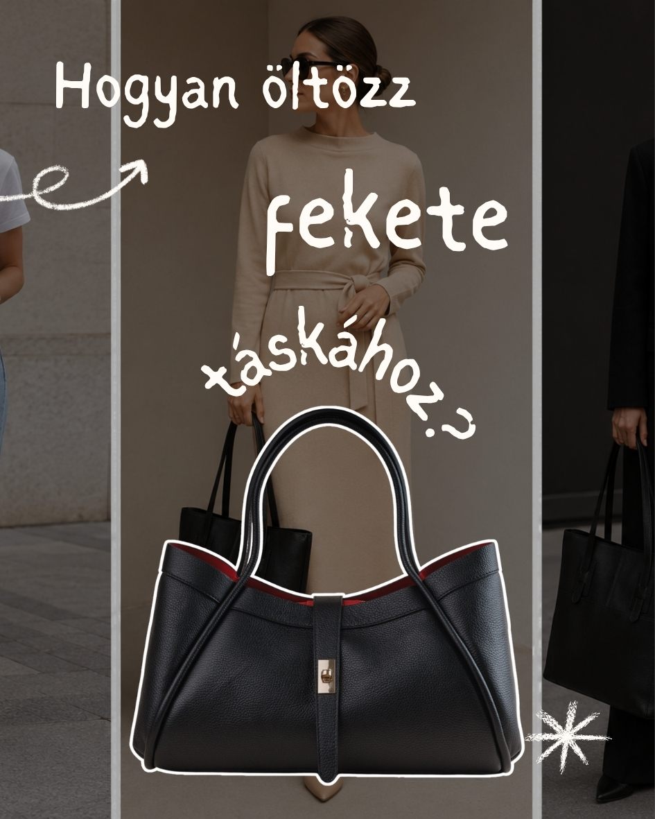 Hogyan öltözz fekete táskához hétköznap?