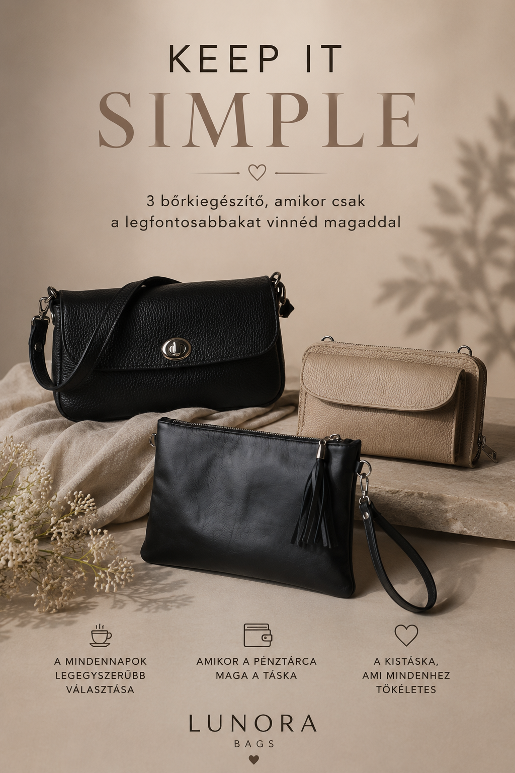 Keep It Simple: 3 táska, amikor csak a legfontosabbakat vinnéd magaddal