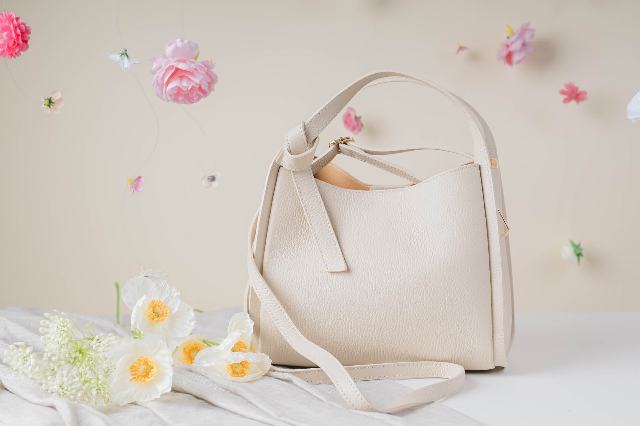 Fun bőr hobo kézitáska – olasz valódi bőr | Lunora Bags