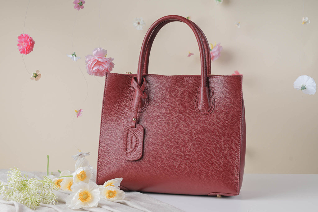 Create – valódi bőr kézitáska | Olasz bőrtáska | Lunora Bags