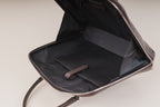 Bőr laptop táska - barna